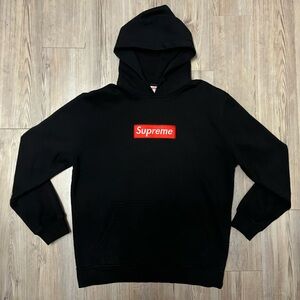 Supreme Inspired Black Box Logo Sweatshirt